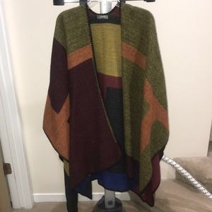 NEIMAN MARCUS BRAND CASHMERE CAPE firm on price.